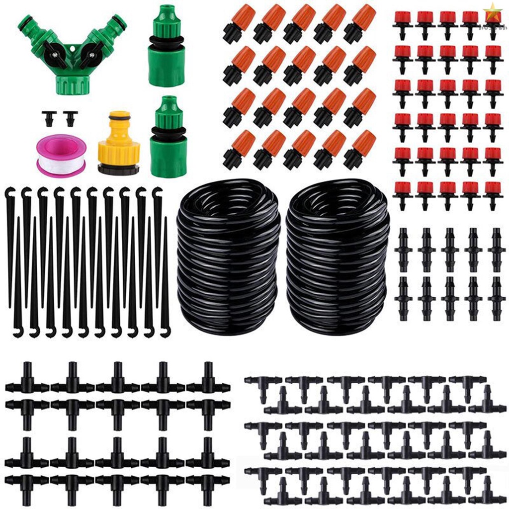 Mist Cooling Drip Irrigation System Garden Plant Automatic Watering ...