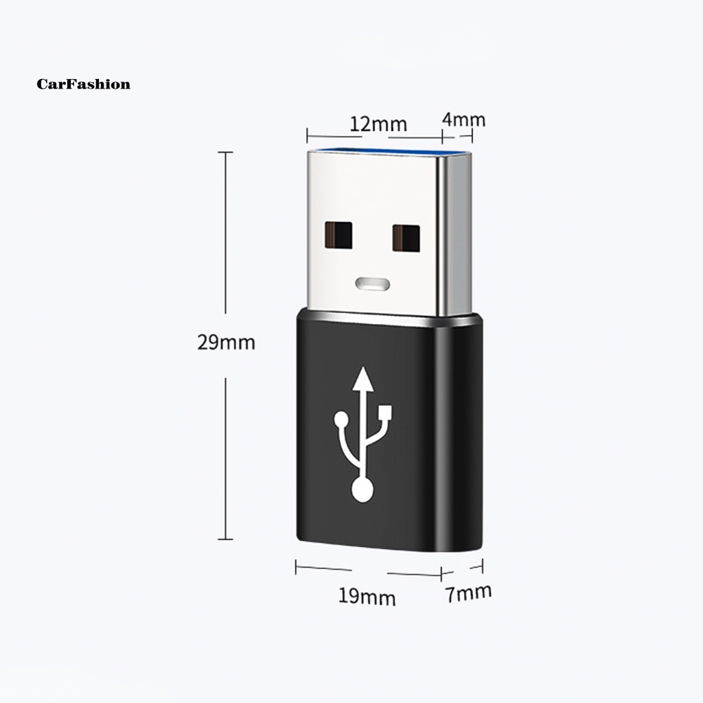 lt-carfashion-gt-อะแดปเตอร์แปลงชาร์จ-type-c-เป็น-usb-30-น้ําหนักเบา-แบบพกพา