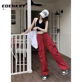 EOENKKY  กางเกงขายาว กางเกงเอวสูง สไตล์เกาหลี แฟชั่น 2023 NEW  ทันสมัย fashion สบาย Unique A90M0C3 36Z230909