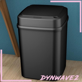 [Dynwave2] ถังขยะไฟฟ้าอัตโนมัติ พร้อมฝาปิด ประหยัดพื้นที่ สําหรับห้องน้ํา สํานักงาน ห้องนอน กลางแจ้ง