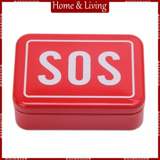 Aotoo SOS กล่องดีบุก สําหรับใส่ยา อุปกรณ์ปฐมพยาบาล