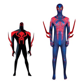 ชุดบอดี้สูทคอสเพลย์ Across the Universe Spider-Man 2099cos สไตล์ฮาโลวีน