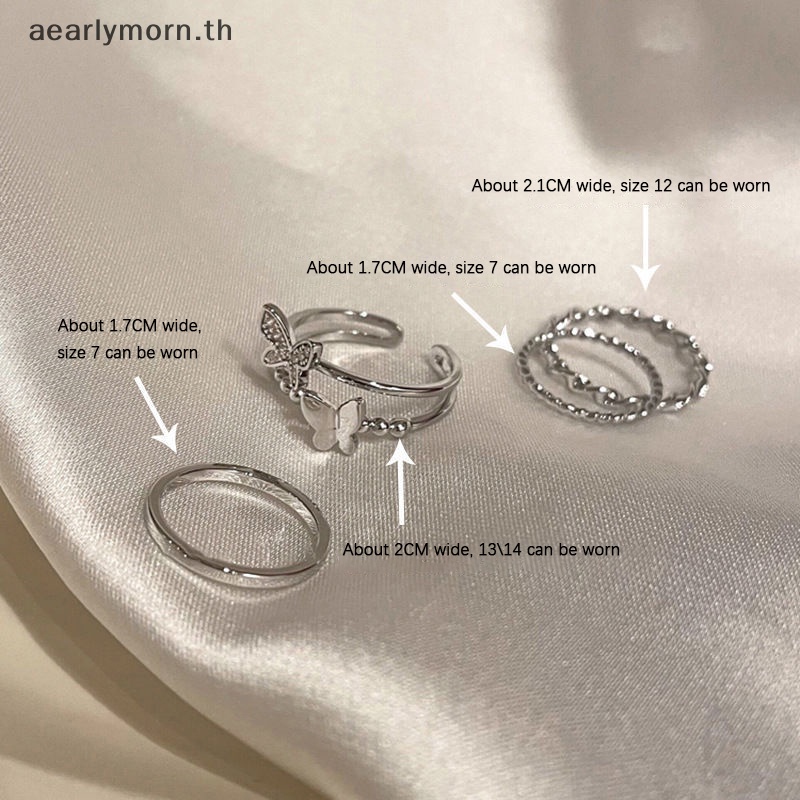 aa-ชุดแหวนนิ้วชี้-โลหะ-รูปผีเสื้อ-ปรับได้-วางซ้อนกันได้-เครื่องประดับ-สําหรับผู้หญิง-และผู้ชาย-3-4-5-ชิ้น