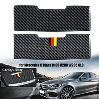 สติกเกอร์คาร์บอนไฟเบอร์ ตกแต่งแผงไฟอ่านหนังสือภายในรถยนต์ สําหรับ Mercedes C Class C180 C200 W205 GLC