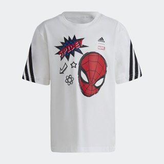 adidas ไลฟ์สไตล์ เสื้อยืด adidas x Marvel Spider-Man เด็ก สีขาว HR9501