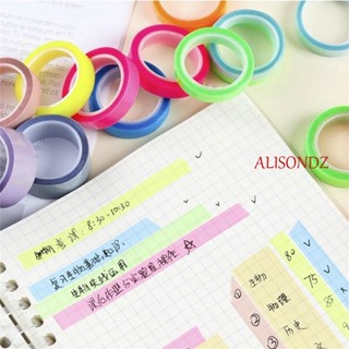 Alisondz เทปกาวเรืองแสง เครื่องเขียนสํานักงาน 5 ม้วน 5 เมตร