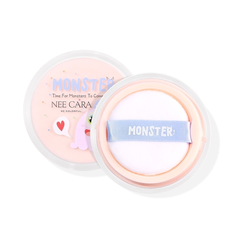 nee-cara-monster-loose-powder-n1970-neecara-นีคาร่า-แป้งฝุ่นมอนส์เตอร์-แป้งฝุ่น-x-1-ชิ้น-abcmall