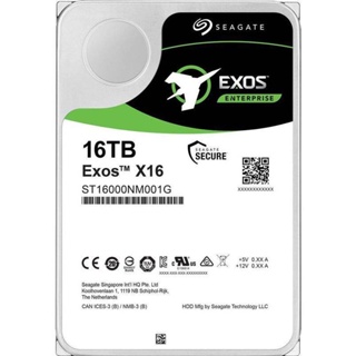 SEAGATE EXOS X16 Enterprise 16TB SATA 3.0 (6GB/S), 256MB, 7200RPM (ST16000NM001G) ฮาร์ดดิสมือสอง ประกันศูนย์ไทย