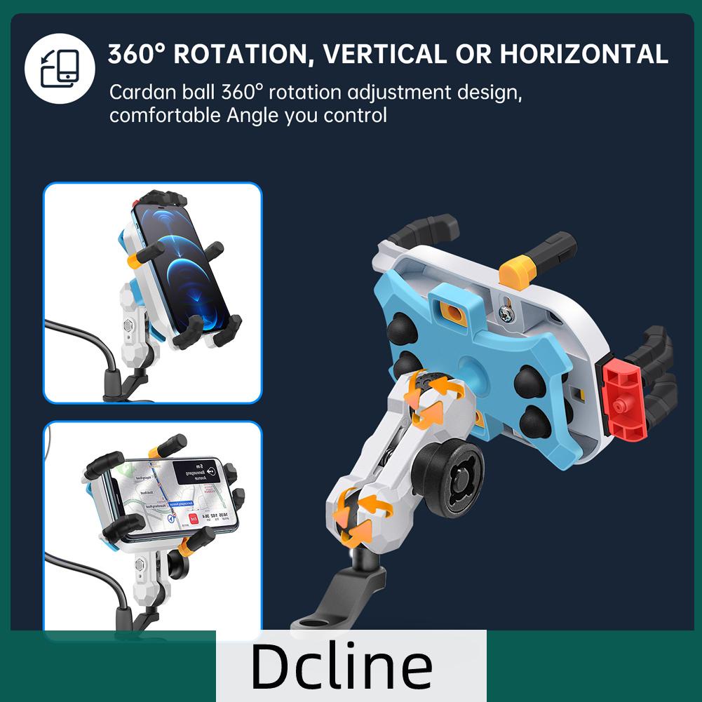 dcline-th-ขาตั้งโทรศัพท์มือถือ-กันกระแทก-สําหรับรถจักรยานยนต์