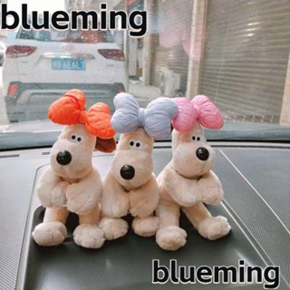 Blueming2 ตุ๊กตาสุนัข ผ้ากํามะหยี่ขนนิ่ม โพลีเอสเตอร์ ทนทาน สําหรับตกแต่งบ้าน รถยนต์