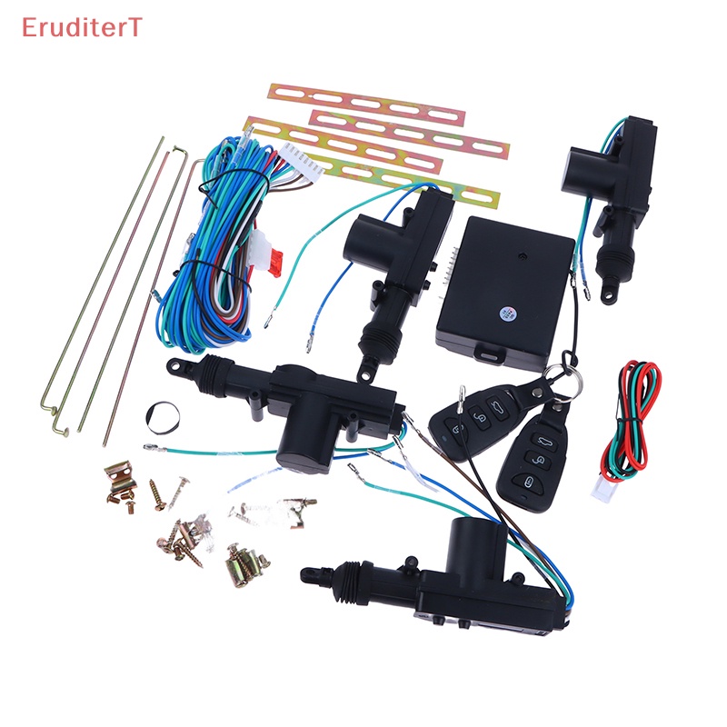 eruditert-ชุดระบบล็อกประตูรถยนต์-รีโมตคอนโทรล-พร้อมตัวกระตุ้นล็อก-12v-ใหม่