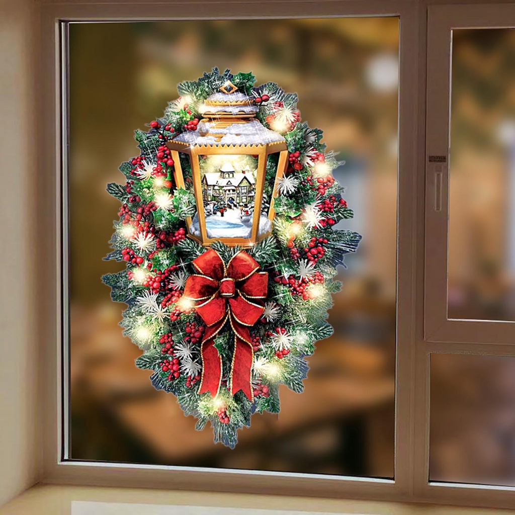 christmas-สติกเกอร์ตกแต่งหน้าต่าง-ถอดออกได้-สําหรับห้องนอน