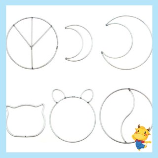Be&gt; แหวนเหล็ก รูปดวงจันทร์ แมวน่ารัก DIY