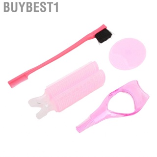 Buybest1 Makeup Kit Full Professional Hair Dressing Curler Face Cleaning Brush Eyebrow Eyelash Assistant Women Beauty Set Pink