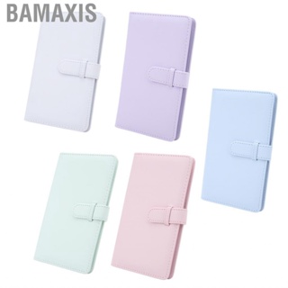 Bamaxis 108 Pockets Photo Album  Fashionable PU Leather 3 Inch for Movie Tickets