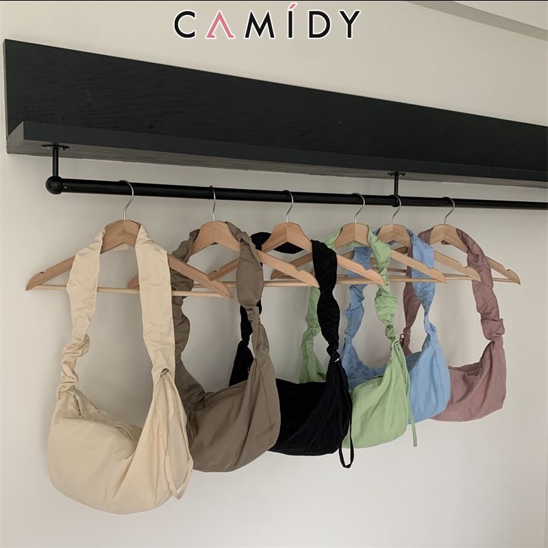 camidy-กระเป๋าสะพายไหล่-ผ้าแคนวาส-ไนล่อน-ขนาดเล็ก-แบบพกพา-สีพื้น-carlyn-สไตล์เกาหลี-สําหรับผู้หญิง