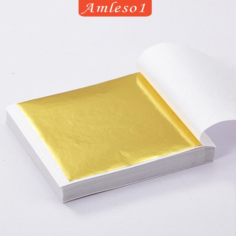 amleso1-กระดาษฟอยล์อลูมิเนียม-สีทอง-สําหรับห่อลูกอม-ช็อคโกแลต-ลูกอม-งานแต่งงาน-งานวันเกิด-diy-100-ชิ้น