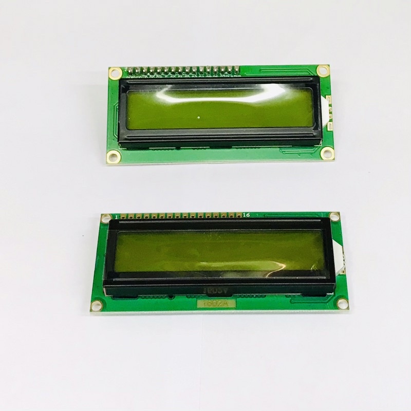 Broad โมดูลหน้าจอ LCD 16*2 1602/LCD 1602+I2C จอสีเขียว PCF8574 แรงดันไฟ ...