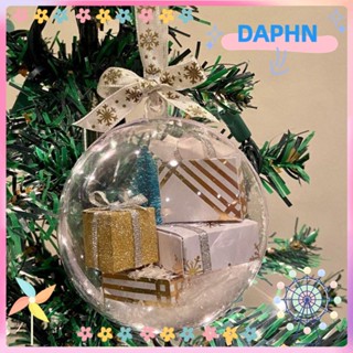 Daphs ลูกบอลใส ขนาดเล็ก สําหรับตกแต่งบ้าน ต้นคริสต์มาส
