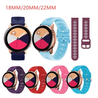 สายนาฬิกาข้อมือ 18 มม. 20 มม. 22 มม. อุปกรณ์เสริม สําหรับ Garmin Forerunner265s 255 Venu 2s Galaxy Watch6 5 4 3