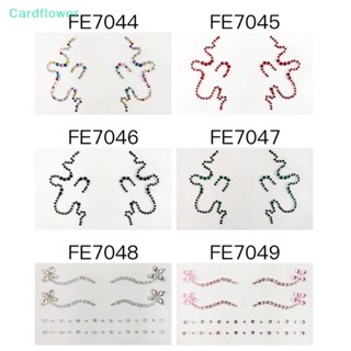 &lt;Cardflower&gt; สติกเกอร์รอยสักชั่วคราว พลอยเทียม รูปดวงตา 3D DIY สําหรับติดตกแต่งปาร์ตี้ ลดราคา