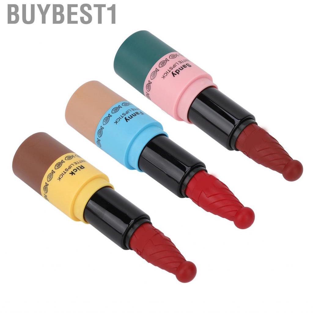 buybest1-matte-lipstick-smooth-lip-full-coverage-long-lasting-easy-apply-women-for-girls-makeup