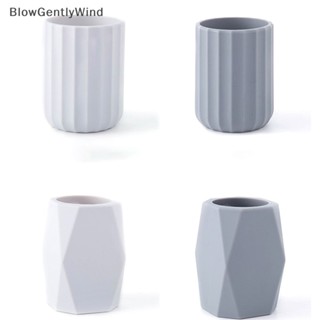 Blowgentlywind กล่องเก็บปากกา ดินสอ แบบซิลิโคน สําหรับตั้งโต๊ะ สํานักงาน BGW