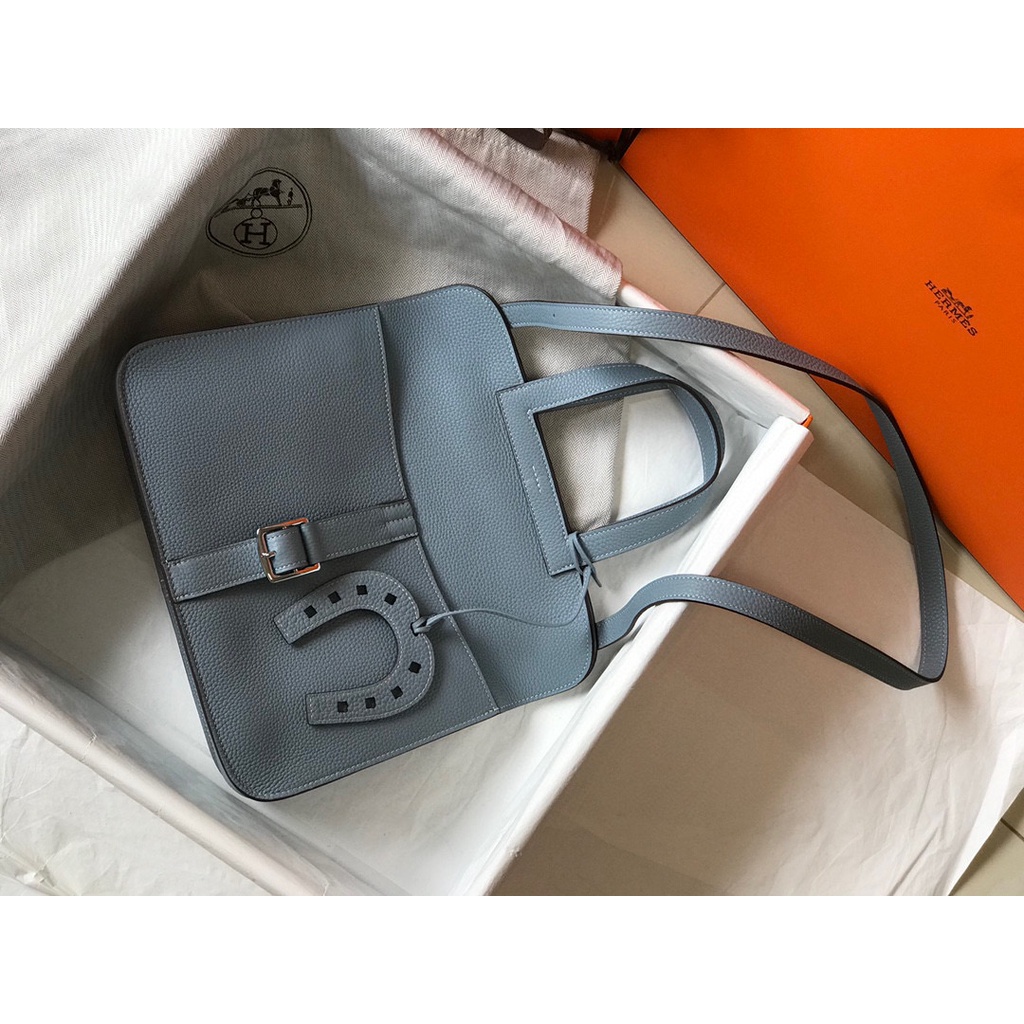 พรี-ราคา10700-hermes-halzan-หนังแท้-กระเป๋าแฟชั่น-กระเป๋าสะพาย30cm