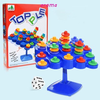 Aroma เกมต้นไม้สมดุล ของเล่นตัวต่อปริศนา เสริมการเรียนรู้คณิตศาสตร์ Montessori สําหรับเด็ก