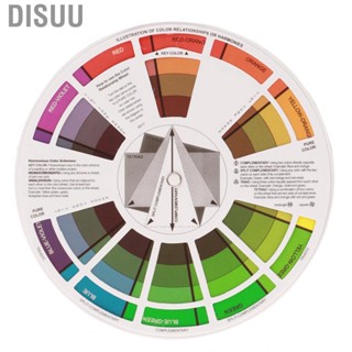 Disuu Tattoo Colour Wheel - Paint Mixing & Learning Guide Art Class/Teaching Tool