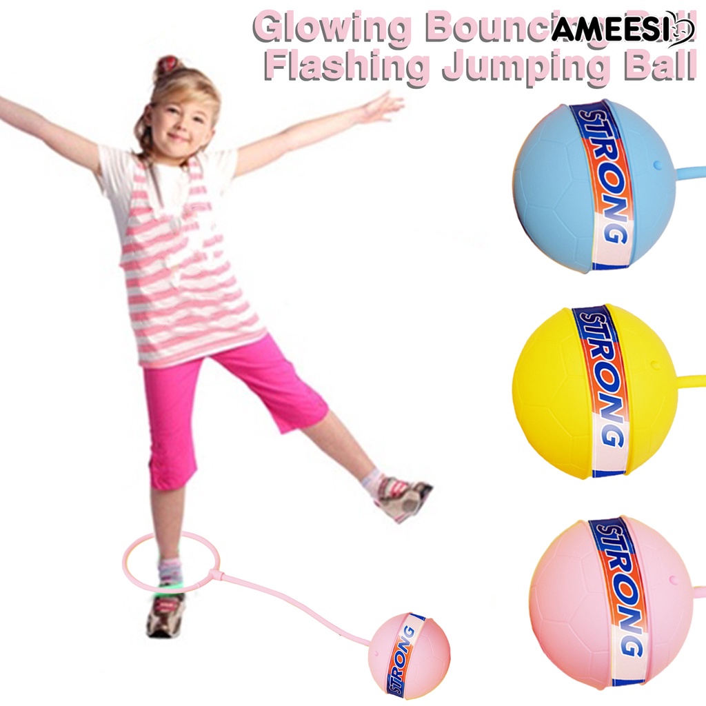 ameesi-ลูกบอลกระโดดเรืองแสง-น้ําหนักเบา-กระพริบความบันเทิง-สําหรับเด็ก