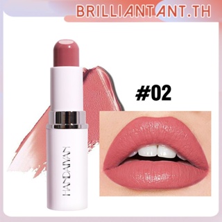 Handaiyan Two-in-one Long Lasting Makeup Lipstick 8 สีแซนวิชกำมะหยี่ลิปสติก bri