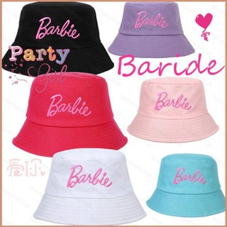 หมวกบักเก็ต พิมพ์ลายเจ้าหญิงบาร์บี้ สีมาการอง แฟชั่นฤดูร้อน สําหรับเด็กผู้หญิง 23 ชิ้น