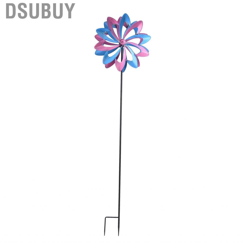 dsubuy-solar-peacock-iron-windmill-lawn-light-outdoor-garden-yard-art-mn