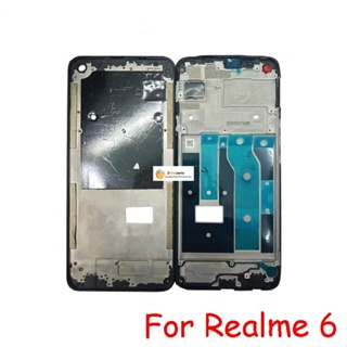 Guoyin- กรอบกลาง ด้านหน้า อะไหล่ซ่อมแซม สําหรับ Oppo Realme 6 RMX2001 Realme 6S RMX2002