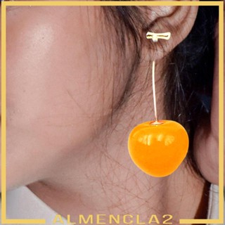 [Almencla2] ต่างหูแฟชั่น จี้ผลไม้ เรียบง่าย ไม่ซ้ําใคร เครื่องประดับ สําหรับงานหมั้น ออกเดท วันเกิด ของขวัญ