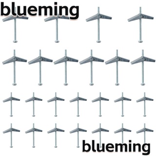 Blueming2 ชุดสลักเกลียว เหล็กคาร์บอน รูปผีเสื้อ 1/8 นิ้ว 3/16 นิ้ว 1/4 นิ้ว 24 ชิ้น