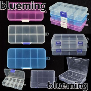 Blueming2 กล่องพลาสติกใส ทรงสี่เหลี่ยม สําหรับเก็บเครื่องประดับ ลูกปัด