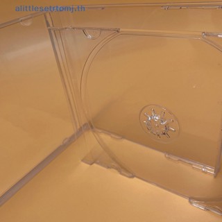 Alittlese กล่องพลาสติกใส แบบหนา สําหรับใส่แผ่น CD DVD 1 ชิ้น