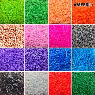 Ameesi ลูกปัด Perler Hama หลากสี 5 มม. 1000 ชิ้น DIY ของเล่นเพื่อการศึกษา สําหรับเด็ก