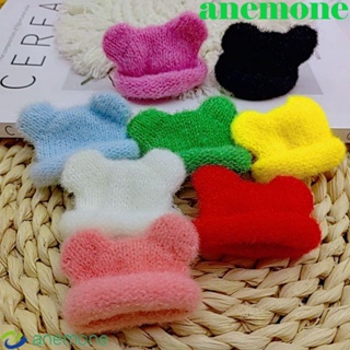 Anemone หมวกถักนิตติ้ง แฮนด์เมด ขนาดเล็ก หลากสี สําหรับตุ๊กตา DIY