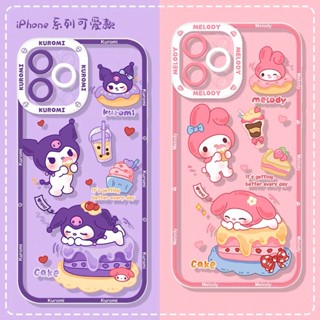 เคสโทรศัพท์มือถือ แบบนิ่ม ลายการ์ตูนอนิเมะ kuromi melody น่ารัก สีโปร่งใส สําหรับ case Samsung Galaxy A05 A05S A21S A03 A72 A20S A03S A02S A71 A11 A02 A20 A30 A32 A13 A12 A30S A50 A50S A7 2018 A10S A04 A04S A52 A52S A31 A53 A51 M11 M12 M02 A23