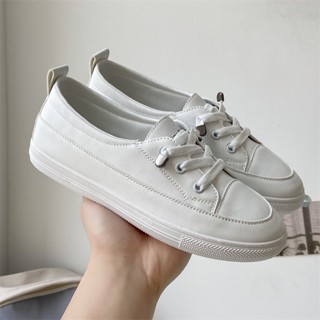 ใหม่ รองเท้าแพลตฟอร์ม มัฟฟิน หัวกลม สีพื้น เรียบง่าย แฟชั่นฤดูใบไม้ผลิ ฤดูร้อน ฤดูใบไม้ร่วง สําหรับผู้หญิง 2023