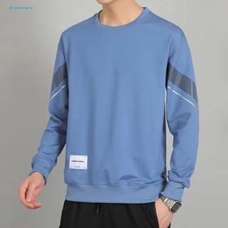(Drinksing) เสื้อกันหนาว กางเกงวอร์ม พิมพ์ลายทาง ใส่สบาย สไตล์สปอร์ต สําหรับผู้ชาย