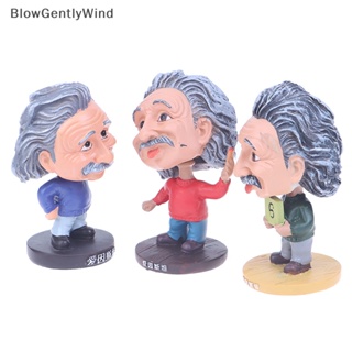 Blowgentlywind โมเดลฟิกเกอร์เรซิ่น รูปหัวไอน์สไตน์ แบบเขย่า สําหรับเก็บสะสม
