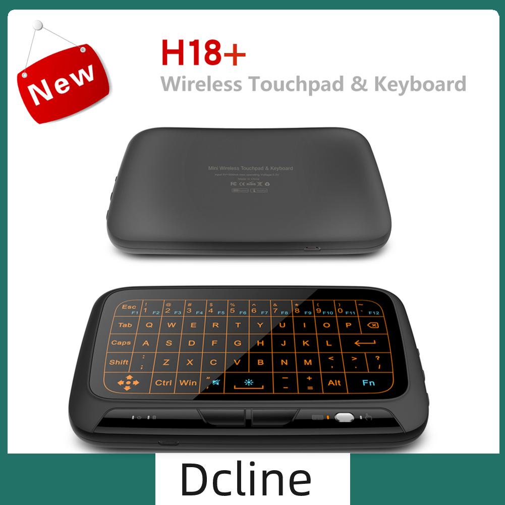 dcline-th-ทัชแพดเมาส์-คีย์บอร์ดไร้สาย-หน้าจอ-2-4ghz-qwerty-สําหรับคอมพิวเตอร์