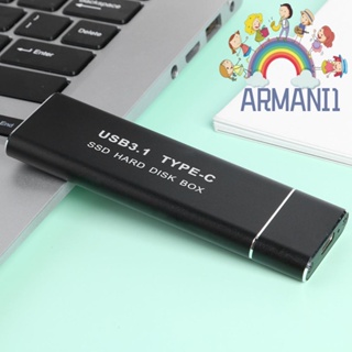 [armani1.th] Nvme กล่องฮาร์ดดิสก์ภายนอก SDD อลูมิเนียมอัลลอย M.2 M Key PCIE NVME