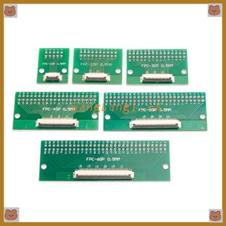 Bang บอร์ดแปลง FPC FFC เป็น 2 54 มม. FPC FFC SMT PCB 0 5 มม. พร้อมตัวเชื่อมต่อ