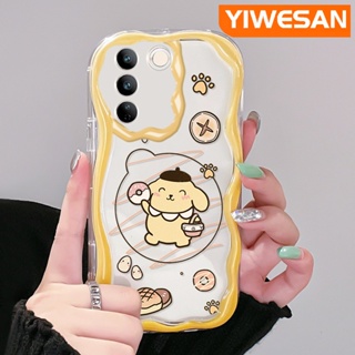 ใหม่ เคสโทรศัพท์มือถือ ซิลิโคนใส กันกระแทก ลายการ์ตูนปอมปอมปอม เพียวริน สําหรับ vivo V27 Pro 5G V27E 5G S16 Pro 5G S16E 5G