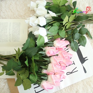 【AG】ดอกกุหลาบสีเขียว พื้นผิวชื้น สําหรับตกแต่งบ้าน งานแต่งงาน เจ้าสาว